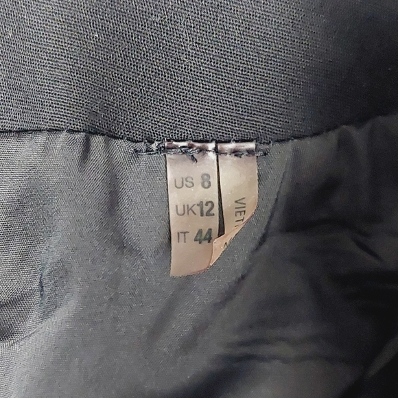 Tahari Black Long Sleeve Zip Front Jacket with Pockets 3450 - Picture 6 of 8